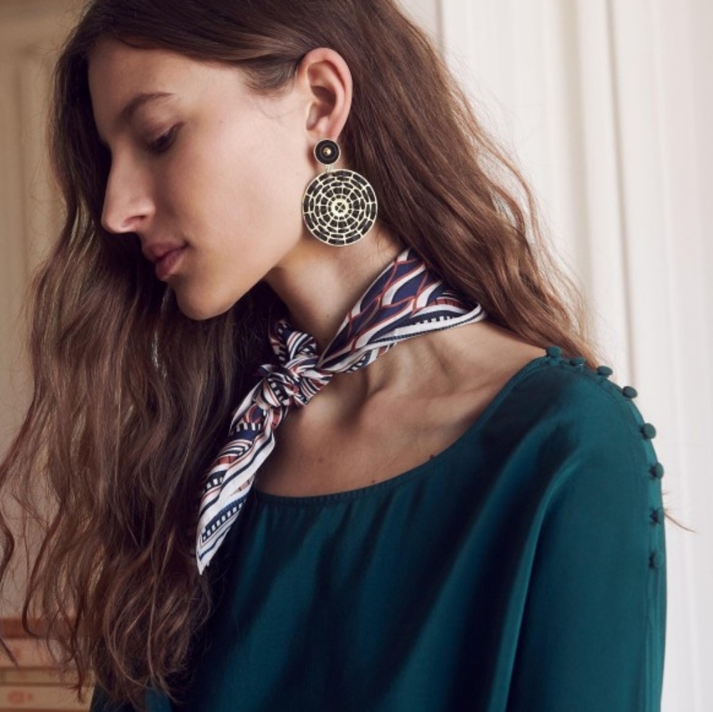 Sezane Diane Earrings (black)